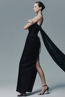 Royal Plume Strapless Twill Couture Gown for women, from MR CRAZY & LADY SEXY, The Viet Concept 