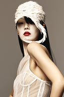 Caia One-Shoulder Sculpted Mesh Bodycon Top for women, from DAS LA VIE, The Viet Concept 