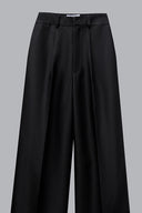 Detail of Black Women's Wide-tube Pants for women, from CAOSTU, The Viet Concept1