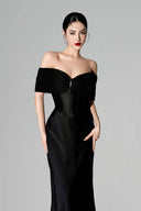 Black Fanny Maxi Dress For Women, from BYDI, The Viet Concept 