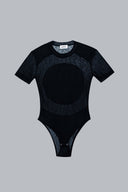 Detail of Black Cuddly Bodysuit for women, from CAOSTU, The Viet Concept1