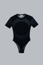 Detail of Black Cuddly Bodysuit for women, from CAOSTU, The Viet Concept1