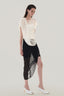 Front of Black Wrapped Garter Skirt for women, from MUST HAVE, The Viet Concept 