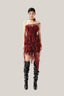 Front of Bordeaux Dress for women, from MUST HAVE, The Viet Concept 