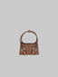 Front of Cookies Crossbody with Metal Lock Mini Giong Leather Bag for women, from LUU VIETANH, The Viet Concept
