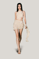 Front of Phuket Beige Skirt for women, from XITA, The Viet Concept