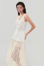 Front of White Lace Tank Top for women, from MUST HAVE, The Viet Concept 