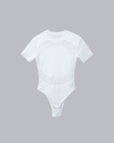 Detail of White Cuddly Bodysuit for women, from CAOSTU, The Viet Concept