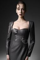 GVLUX • Étoile Rococo Embellished U-Neck Bustier Gown