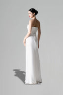 White Haley Maxi Dress For Women, from BYDI, The Viet Concept