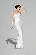 White Haley Maxi Dress For Women, from BYDI, The Viet Concept