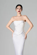 White Haley Maxi Dress For Women, from BYDI, The Viet Concept