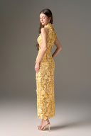 Aurélia Jardin Embellished Lace Midi Dress for women, from IHF STUDIO, The Viet Concept 