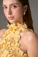 Aurélia Jardin Embellished Lace Midi Dress for women, from IHF STUDIO, The Viet Concept 