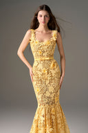 Golden Fleur Sequin Mermaid Midi Dress for women, from IHF ATELIER, The Viet Concept 