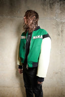 SS25 Lush Leather Bomber Jacket for men, from STRESS MAMA, The Nam Concept 