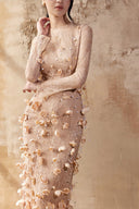 Folisa Floral Appliqué Lace Evening Gown for women, from ARTI APPAREL, The Viet Concept 