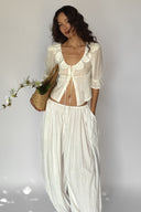 White Lior Pants for women, from Huelley Huelley, The Viet Concept 