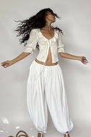 White Lior Pants for women, from Huelley Huelley, The Viet Concept 
