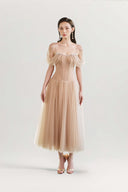 Cateline Layered Corset Maxi Dress for women, from JOSEPHINE, The Viet Concept 
