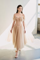 Cateline Layered Corset Maxi Dress for women, from JOSEPHINE, The Viet Concept 