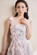 Lena Floral Embellished Maxi Dress for women, from JOSEPHINE, The Viet Concept 