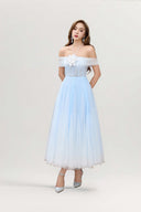Louisa Blossom Off-Shoulder Corset Gown for women, from JOSEPHINE, The Viet Concept 