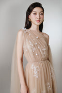 Artemis Ethereal Cape Maxi Dress for women, from JOSEPHINE, The Viet Concept 