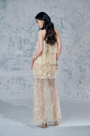 Chantel Embroidered Mesh Evening Maxi Dress for women, from JOSEPHINE, The Viet Concept 