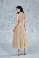 Quinn Layered Mesh Maxi Dress for women, from JOSEPHINE, The Viet Concept 