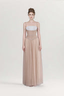 Maika Shimmer Mesh Maxi Dress for women, from JOSEPHINE, The Viet Concept