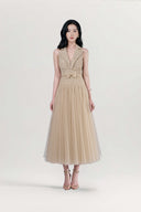 Quinn Layered Mesh Maxi Dress for women, from JOSEPHINE, The Viet Concept 