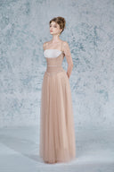 Maika Shimmer Mesh Maxi Dress for women, from JOSEPHINE, The Viet Concept