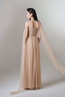 Artemis Ethereal Cape Maxi Dress for women, from JOSEPHINE, The Viet Concept 