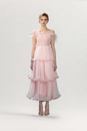 Melody Tulle Tiered Maxi Dress for women, from JOSEPHINE, The Viet Concept 