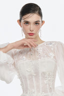 Victoria Lace Corseted Mini Dress Set for women, from JOSEPHINE, The Viet Concept 
