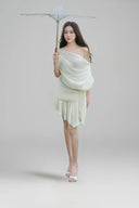 White Jun Midi Dress for woman, from BYDI, The Viet Concept 
