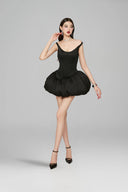 Black Katy Sleeveless Mini Dress for women, from BYDI, The Viet Concept 