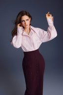 KEIRA TONG • Buttons Sculpted High-Waisted Trench Pencil Skirt