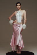 Lorelei Satin Mermaid Skirt for women, from LA VIERGE, The Viet Concept 