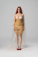 Hymenaea Nude Bridal Couture Dress for women, from LA VIERGE, The Viet Concept 