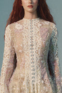 Euphrosyne Pastel Lace Radiance Couture Dress for women, from LA VIERGE, The Viet Concept 