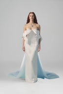 Lilia Pearl Satin Elegance Dress for women, from LA VIERGE, The Viet Concept 