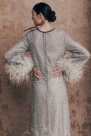 Aodai Luminous Eve Feather Couture for women, from LINH DOAN, The Viet Concept