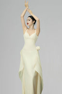 Cream Lolly Maxi Dress for women, from BYDI, The Viet Concept 