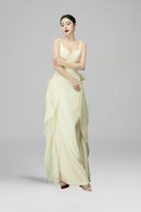 Cream Lolly Maxi Dress for women, from BYDI, The Viet Concept 