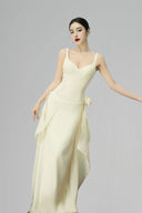 Cream Lolly Maxi Dress for women, from BYDI, The Viet Concept 
