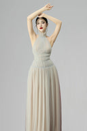 Gray Luka Maxi Dress For Women, from BYDI, The Viet Concept