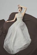 Gray Luka Maxi Dress For Women, from BYDI, The Viet Concept