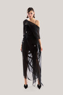 Black Draped Maxi Dress from MUST HAVE at The Viet Concept 2